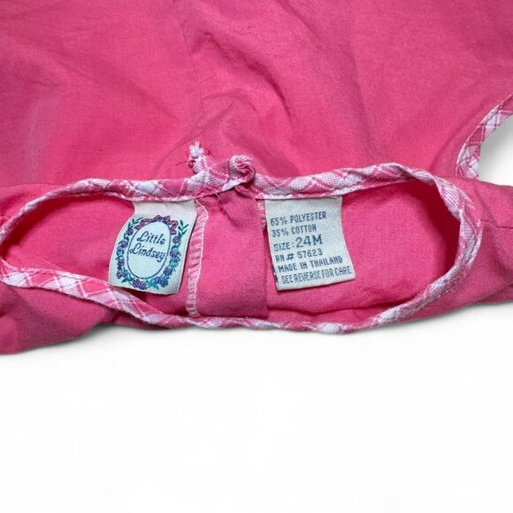 VTG/Y2K Little Lindsey Pink and White Butterfly Short and Shirt Set - Picture 6 of 6